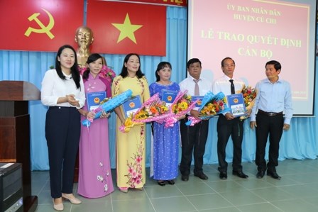 Lễ trao quyết định Cán bộ quản lý